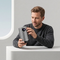 V6Q Smart Home Theater Video Laser LED Mini Projecteur Portable Extérieur Ultra Android 14 Wi-Fi à Courte Portée