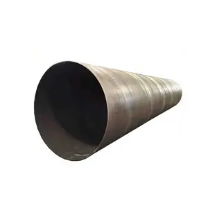 ASTM Large Diameter 12m&6m Welded Steel Tube Ssaw Spiral Welded Steel Pipe Di 300mm 20# 10# Carbon Steel Welded Pipe for sale