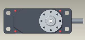 150kg 산업용 로봇 서보 모든 금속 12V 고전압 브러시리스 모터 방수 모터 RC 자동차 보트 무인 항공기 헬리콥터 - Product Image 4