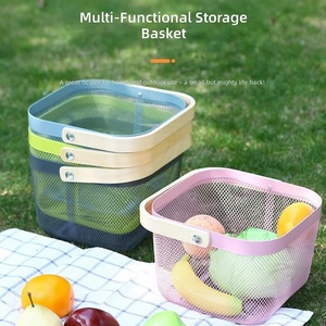 Panier de vidange multifonctionnel pour la cuisine, pour laver les légumes, plateau à fruits pour la maison, panier à fruits <span class=keywords><strong>et</strong></span> légumes - Product Image 5
