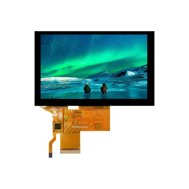 TFT LCD Display 5.0 Inch 800x480 ILI9488 High Brightness Screen with Build-in Capacitive Touch Panel OEM/ODM