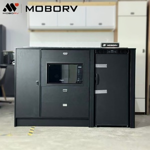 Kit <span class=keywords><strong>de</strong></span> cuisine <span class=keywords><strong>pour</strong></span> conversion <span class=keywords><strong>de</strong></span> camping-car MOBORV, certifié CE, armoires modulaires en contreplaqué léger <span class=keywords><strong>pour</strong></span> mobilier <span class=keywords><strong>de</strong></span> camping-car Man TGE - Product Image 1