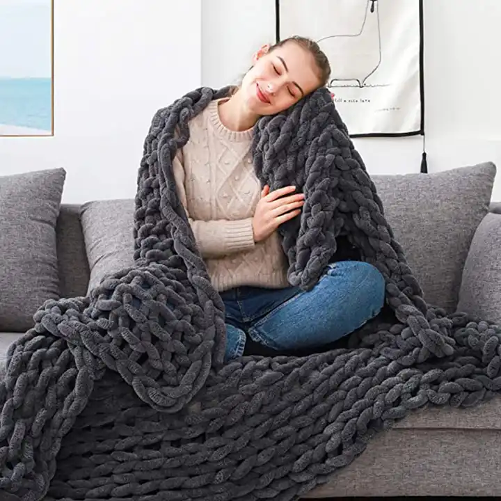 weighted blanket, chunky knit blanket, chunky knitted blankt, Chunky Yarn, heavy blanket, custom blankets, crochet blanket