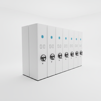 Système d'étagères mobiles électriques intelligents, rayonnage compact intelligent pour stockage dense, armoire d'archives motorisée, gain de place
