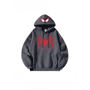 Fabricant de vêtements direct : Sweat à capuche tendance motif araignée, logo personnalisé brodé ou imprimé, pull Super <span class=keywords><strong>David</strong></span> 100% coton - Product Image 3