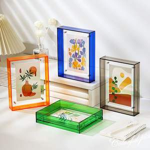 Cadre photo acrylique Cadre photo magnétique transparent décoratif pour la maison - Product Image 2
