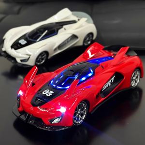 EPT 2.4G 1:18 9채널 <span class=keywords><strong>RC</strong></span> 드리프트 레이싱카 (조명/음악/스프레이 기능, 속도 조절 가능) 어린이용 무선 조종 자동차 - Product Image 3