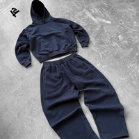 Survêtements personnalisés pour hommes, vêtements de mode, ensembles de jogging, ensemble deux pièces avec sweat-shirt à capuche et pantalon de survêtement à jambes larges, survêtement de haute qualité