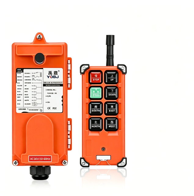 F21-E1B Industrial Crane Wireless Remote Control, Rolling Code Anti-jamming, 12-380V