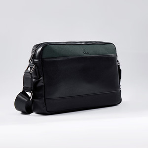 Sac bandoulière pour homme Tucano Woodpecker 30x10x20cm, portable, décontracté, couleur unie, en cuir PU, avec sangle réglable - Product Image 1
