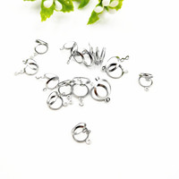 Capuchons de perles œil-de-chat en acier inoxydable et capuchons de fermoir pour perles de verre de 6-8 mm, personnalisés en usine, pour la fabrication de bijoux DIY