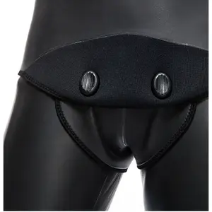 Noir À Manches Longues Hommes <span class=keywords><strong>de</strong></span> Combinaison 3mm Étanche Haute Élastique <span class=keywords><strong>Maillot</strong></span> <span class=keywords><strong>de</strong></span> <span class=keywords><strong>Bain</strong></span> 2 Pièces Lisse La Peau <span class=keywords><strong>Triathlon</strong></span> Chasse Sous-Marine Combinaison - Product Image 4