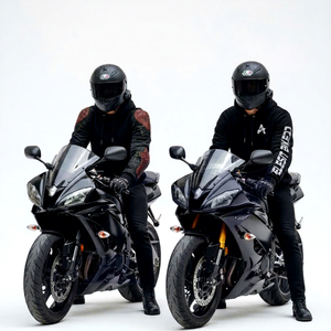 Motorcycle Armor Hoodies Pullover Protective with Level 2 CE Approved Pads Cotton Heavy Hoodies Motorbike Hoodies For Riders - Product Image 1