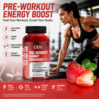 OEM Creatine Monohydrate Permen Kunyah untuk Olahraga 60 Buah Umur Simpan 18 Bulan Penyimpanan Kering Energi Tahan Lama yang Ditingkatkan untuk Wanita Hamil