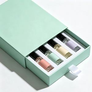 Manufacture Biodegradable Handmade Digital PrintingLuxury Cosmetics Box Perfume Skincare Sample Box <b>Drawer</b> Packaging Box - Product Image 1