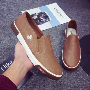 Mocassins décontractés pour hommes à enfiler, chaussures paresseuses kaki plates et confortables pour le quotidien et l'extérieur - Product Image 3