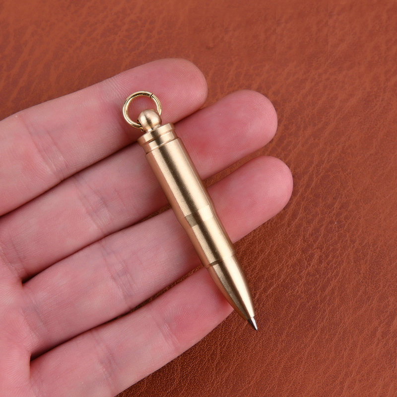 Portable Mini Titanium Ballpoint Pen Outdoor Metal Signature Pens