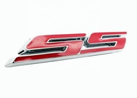 Autocollants personnalisés YZS pour voiture, lettres SS ABS, grille, capot, coffre, emblème, badge, autocollants de carrosserie