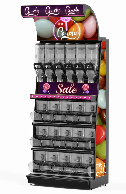 Alta qualità convenienza ferro espositore scaffali scaffali negozio Display caramelle espositore scaffali del supermercato