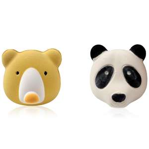 개인 라벨 6PCS 목욕 폭탄 세트 선물 상자 동물 모양 공룡 목욕 폭탄 - Product Image 3