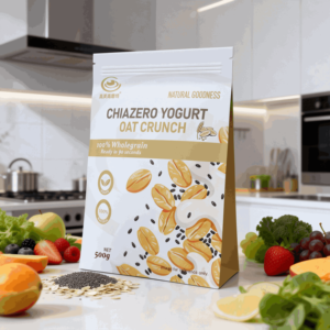 Yogur <span class=keywords><strong>con</strong></span> Semillas de Chía y Avena Crujiente, Cereal de Avena Integral Instantáneo para un Desayuno Saludable - Product Image 3