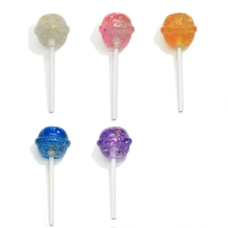 Diskon Besar Glitter Resin Lollipop Diy Ponsel Bahan Kecantikan Buatan Tangan Dekorasi Aksesori Ornamen Lanskap Mikro