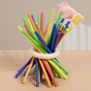 Newest Colorful Wooden Stick Dice Set Wooden Learning Puzzles Interactive Playing Gift Teaching Aids <b>Toys</b> for Kids Boys Girls - Product Image 5