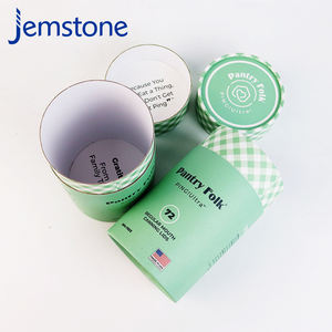 Vente en gros boîte de tubes en papier cadeau cosmétique en carton cylindrique personnalisé emballage de tube en papier rond pour café kraft brun - Product Image 5