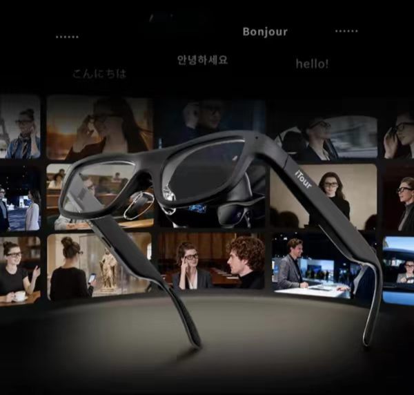 2026 ITour A1 AR Translation AI Glasses with Multiple Languages Support Android Deepseek AI Assistant