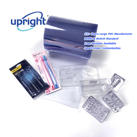 Prix de gros personnalisé dur rigide en plastique transparent feuilles de pvc flexible rouleau de film de pvc résistant aux uv