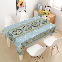 Nappe Imperméable à Motifs Rectangulaire Décorative pour la Maison, la Salle à Manger et la Cuisine