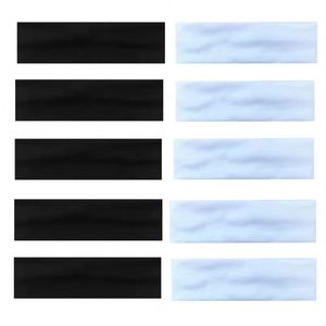 Wholesale Gym Custom Logo Elastic Running Workout Sweatband Solid Color Blank Sport Headband - Product Image 4