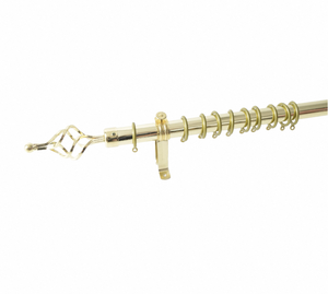 <span class=keywords><strong>Tringle</strong></span> à <span class=keywords><strong>rideau</strong></span> télescopique en alliage d'aluminium réglable, spéciale, résistante, conviviale, moderne, <span class=keywords><strong>4</strong></span> <span class=keywords><strong>m</strong></span>, simple, quatre fils - Product Image 6
