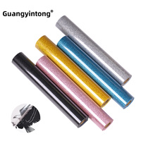 Guangyintong Película de purpurina PU Termotransferible de alta temperatura para impresión en rollo, Termocolante para plotter, Vinilo para ropa de despegue en caliente