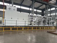 Machine à carder automatique contrôlée par PLC avec moteur et engrenage pour ligne de production de tissus non tissés