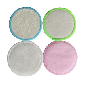 Tampon de démaquillage en fibre de bambou, lavable et réutilisable, 1 pièce, pour le nettoyage du visage - Product Image 1