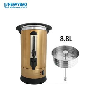 1500 elettrica W Catering urna in acciaio inox caldo liquido elemento riscaldante scalda vino e caffettiera per la vendita al dettaglio e alberghi - Product Image 3