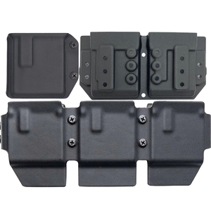 Evrensel Funda De carcarçift çift üçlü dergilik kılıfı taşıyıcı taktik Mag kılıfı 9mm 10mm .40 .45 kalibre - Product Image 3