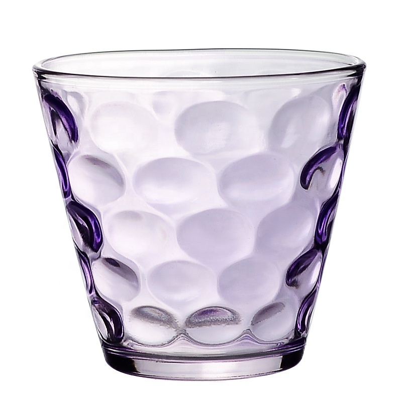 Großhandel Günstige Farbige Glas-Wasserbecher Regentropfen-Trinkgläser Set| Alibaba.com