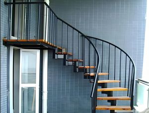 Escadas Caracol Modernas para Interiores e Exteriores de Fabricantes Chineses Design de <span class=keywords><strong>Metal</strong></span> Durável para Moradias Apartamentos Hotéis - Product Image 2