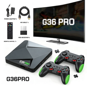 กล่องรับสัญญาณทีวี 256G Retro Game Android 11 Quad Core รุ่นใหม่ G36 Pro 4K ระบบคู่ สำหรับเล่นเกมที่บ้าน - Product Image 1