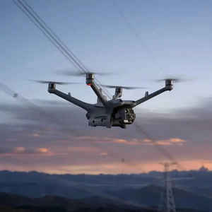 Drone pliable polyvalent Matrice 4E avec moteur sans balais, télécommande, imagerie thermique, transmission longue portée, 4K UHD 48MP - Product Image 1