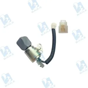 Solenoide de parada de motor Kubota de 24V 1756ES-24SUC5B1S5 para solenoide de apagado de combustible D722 E19 E20