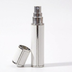 Atomiseur de parfum en cuir sans capuchon, rechargeable, 5ml 10ml, flacon vaporisateur miniature portable de voyage en verre, sérigraphie - Product Image 3