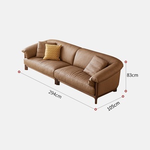 थोक अमेरिकी काले अखरोट ठोस लकड़ी फ्रेम 3 सीटर सोफा न्यूनतम सोफे घर रहने वाले कमरे फर्नीचर कारखाने सीधे - Product Image 5