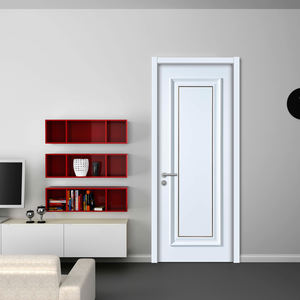 B1078 Maßgefertigte Moderne Holztür mit Gemischter Lackierung Massivholztür Holzfurnier Innentür - Product Image 1