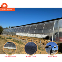 BAOLIDA Grote Enkelspanningskas voor Plantenteelt, Commerciële Landbouwkas Kit Tent PE Folie Passieve Zonne-energie