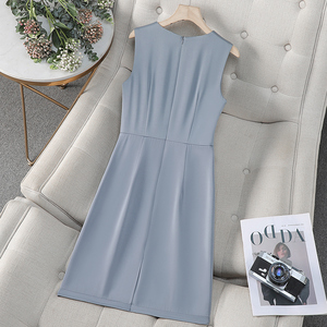 Traje de ocasión Formal de dos piezas rojo Falda Primavera Otoño Adaptabilidad Ceremonial Discurso <span class=keywords><strong>Concurso</strong></span> Radiodifusión Hosting Vestido de anfitriona - Product Image 6