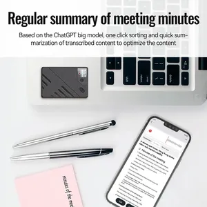 A5 Gpt thông minh ai ghi âm thời gian thực phiên âm/Tóm Tắt/dịch âm Thanh Tâm trí bản đồ điều khiển ứng dụng cho các cuộc gọi điện thoại - Product Image 4