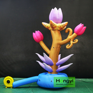 Árbol Inflable LED Personalizado con Soplador de Aire Grande, Árbol Inflable de Tallo de Frijol para Decoración de Escenarios de Eventos - Product Image 4
